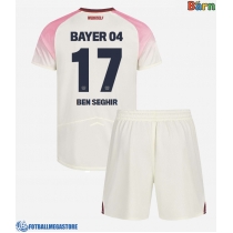 Fotballdrakt Barn Bayer Leverkusen Eliesse Ben Seghir #17 Bortedraktsett 2025-26 Kortermet (+ Korte bukser)